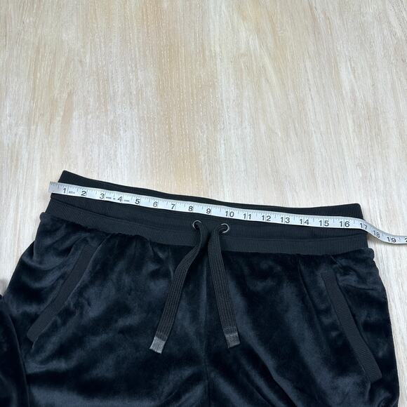 Athleta Black Cozy Karma Recover Jogger Y2K Velvety Lounge Pull On Pants Large - Picture 6 of 16